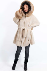 Women's exclusive alpaca coat Valentina